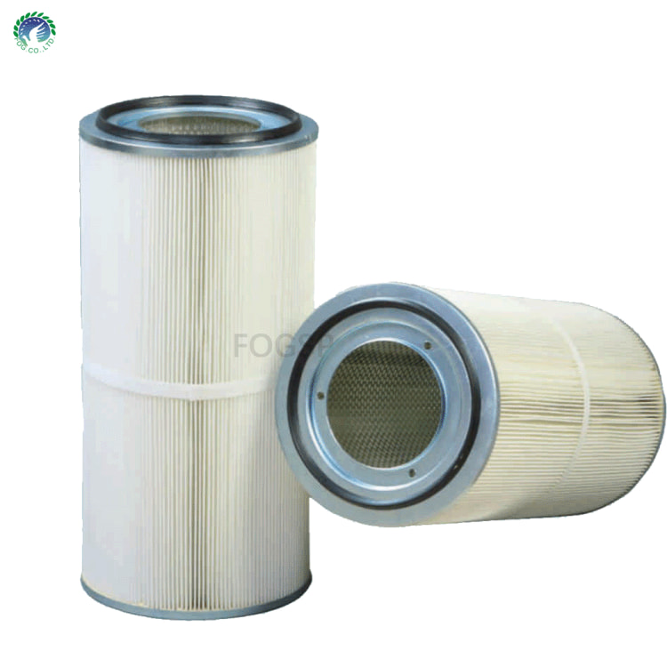 Three inner hole dust removing filter cartridge